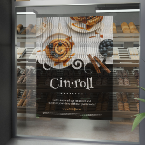 See-Through Perforated Window Vinyl