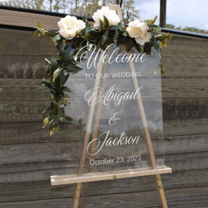 Acrylic Welcome Sign
