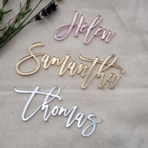 Small Acrylic Text Cutout