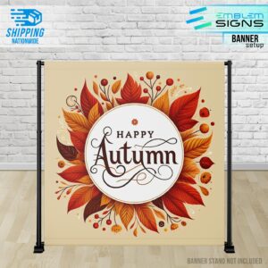 Happy Autumn Banner