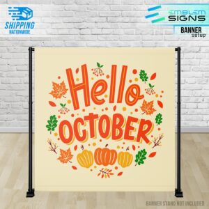 Hello October Banner