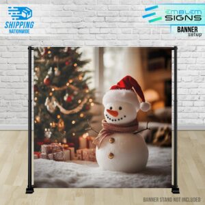 Cozy Snowman Banner