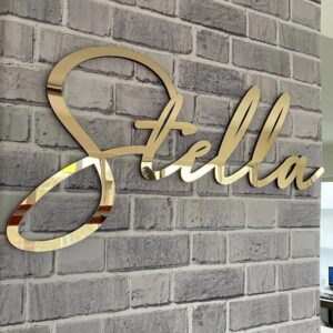 Large Acrylic Text Cutout