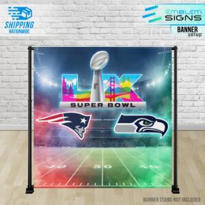Super Bowl 2026 Banner