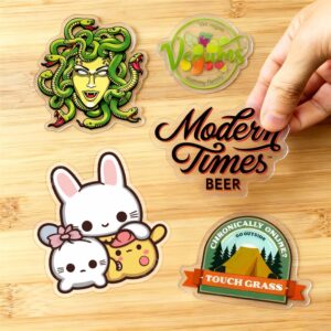 Clear Custom Cut Stickers