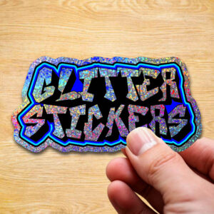 Glitter Custom Cut Stickers
