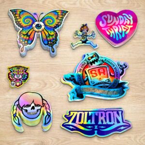 Holographic Custom Cut Stickers