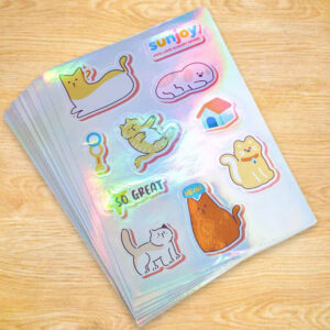 Custom Holographic Stickers Sheets