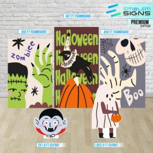 Retro Monster Halloween Premium