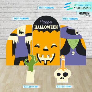 Witch & Zombie Halloween Premium